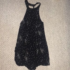 UO black starry romper